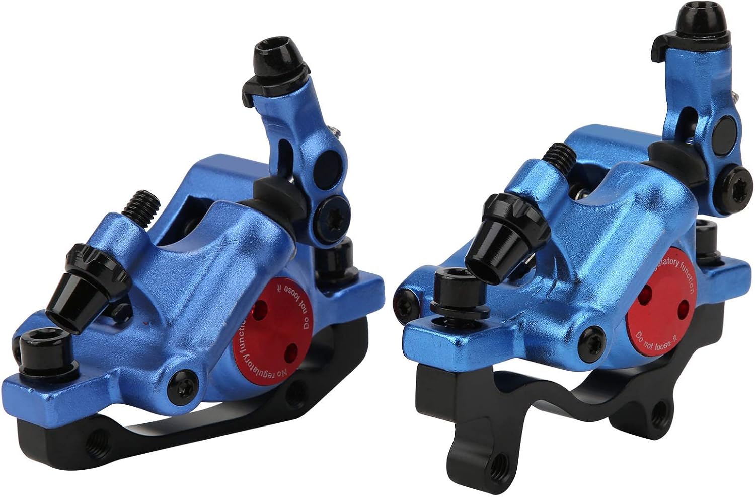 2pcs Aluminium Alloy Mechanical Disc Brake, Hydraulic Brake Disc BH 100 for Mountain Bike Road Bike Folding Bicycle, with Portable Convenient Setup