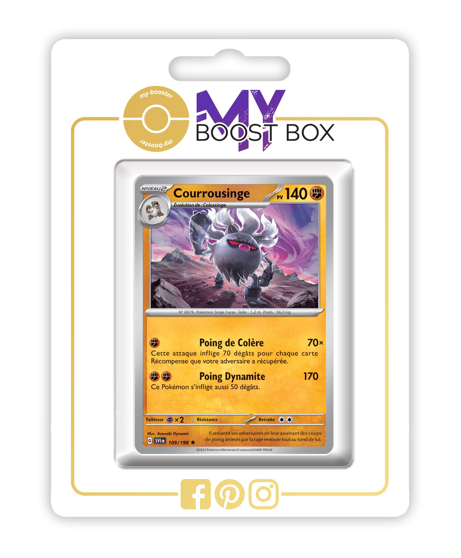 Pokémon Booster Box SV01 – 10 Sammelkarten (französisch), Zufällige Holo/Reverse Karten, Von The Pokémon Company