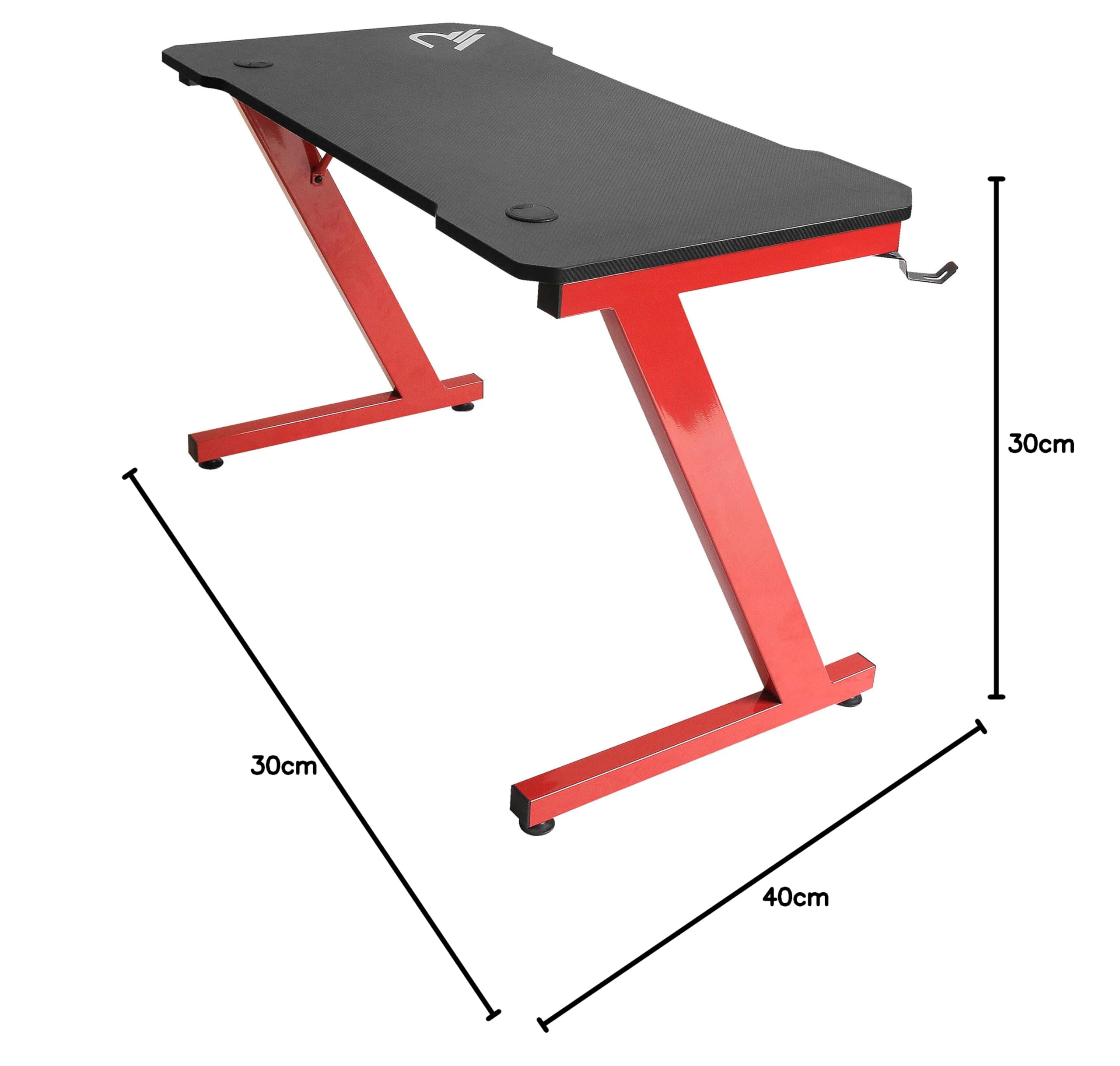 Raiden - Banco da gioco ergonomico con finitura in carbonio per il gioco su PC - - Not Machine Specific