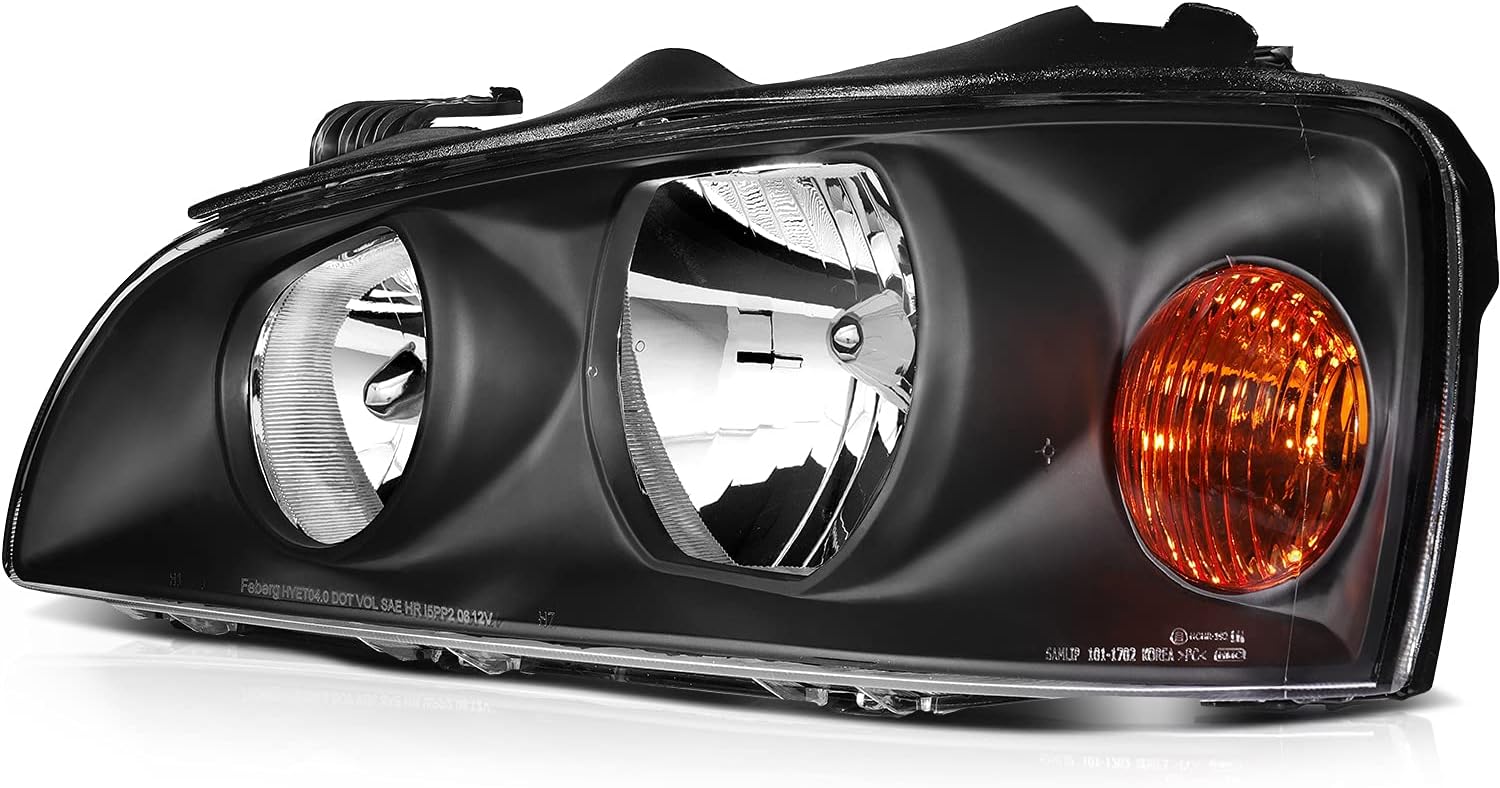 ECCPP Headlight Assembly For Hyundai Elantra 2004-2006 Driver and Passenger Side Headlamps