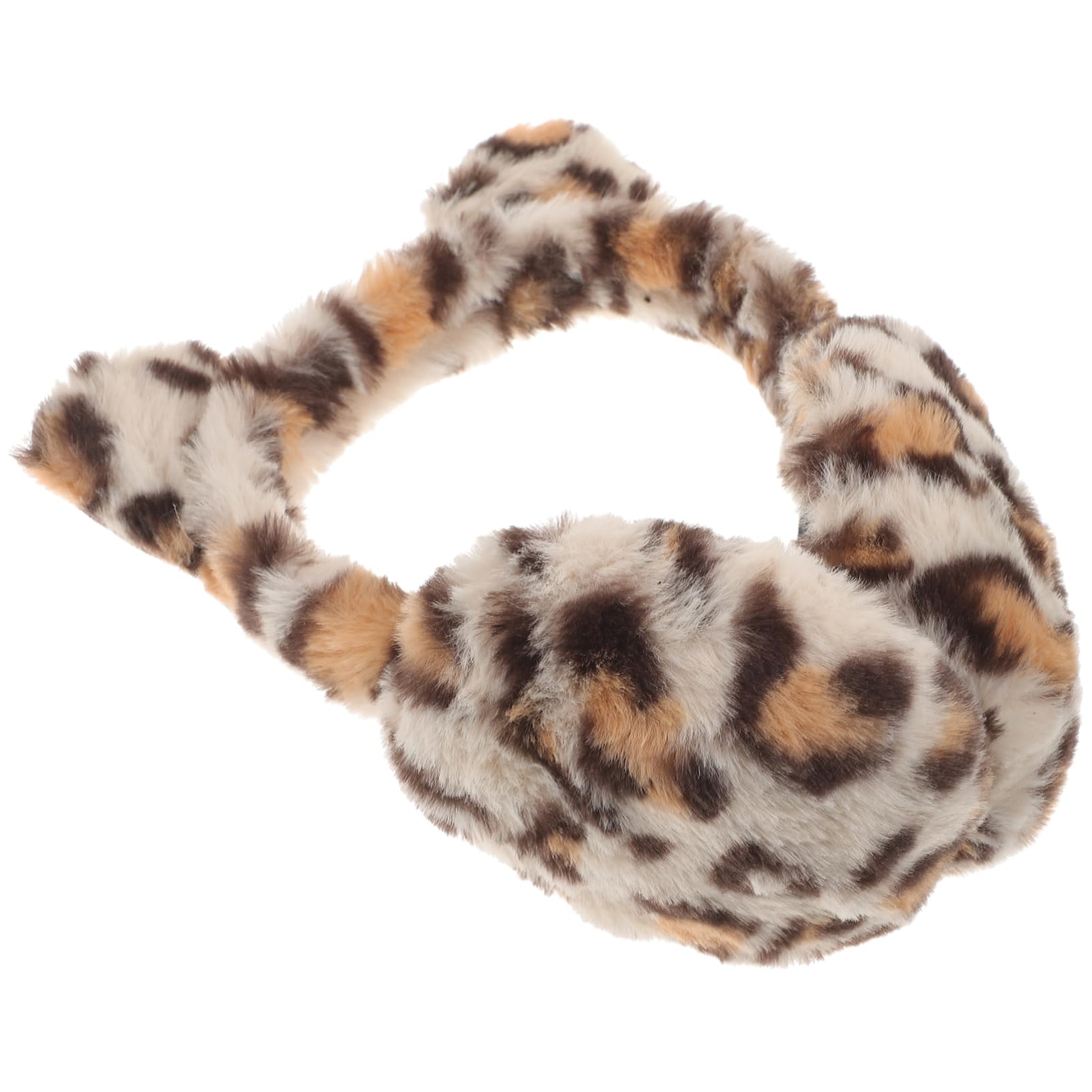 COLLBATH Leopard Print Earmuffs Winter Warm Ear Cover for Women Girls Boys and Girls Ear Muffs Outdoor