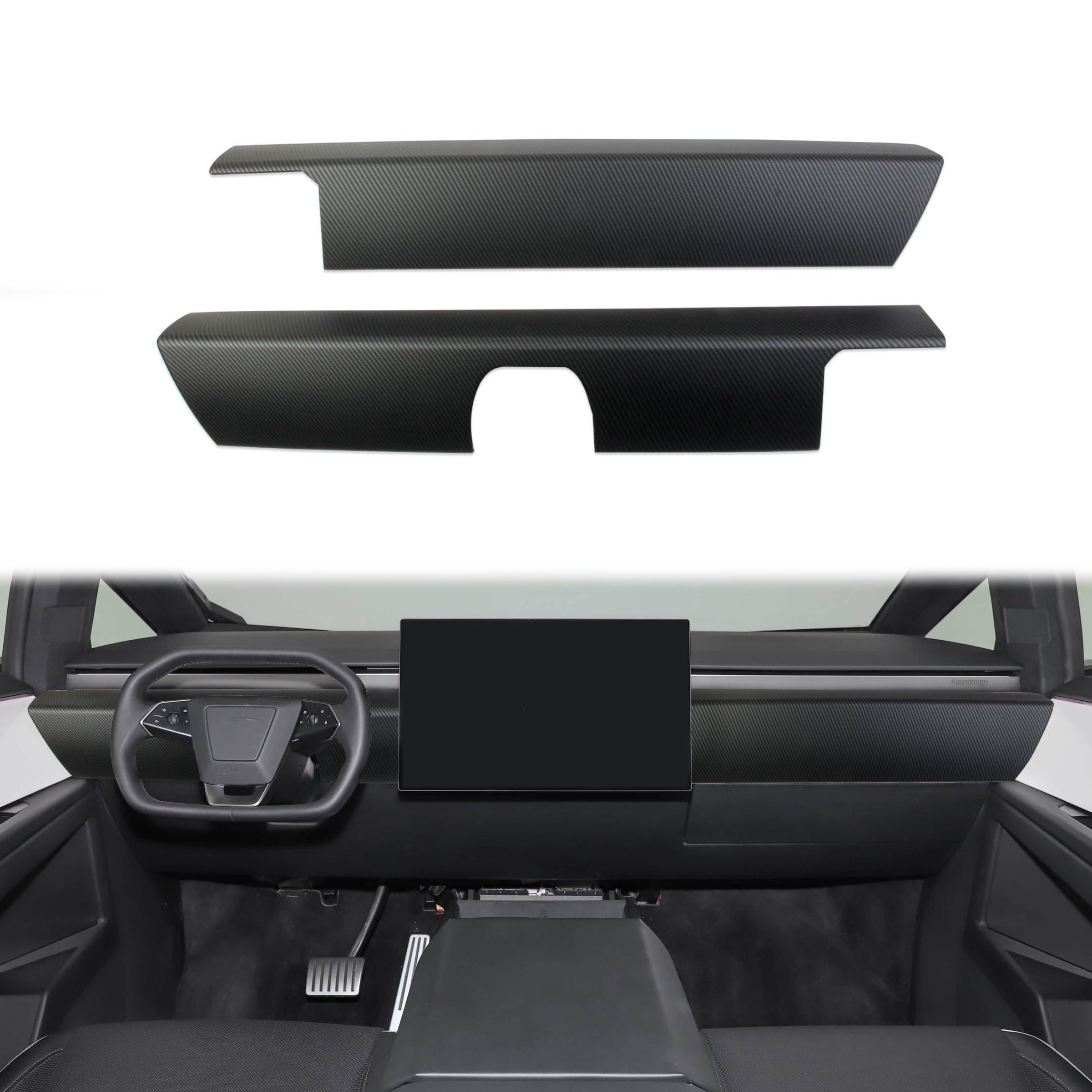 Photo 1 of Fewshaw Dashboard Panel Cover for Tesla Cybertruck 2024-2025
