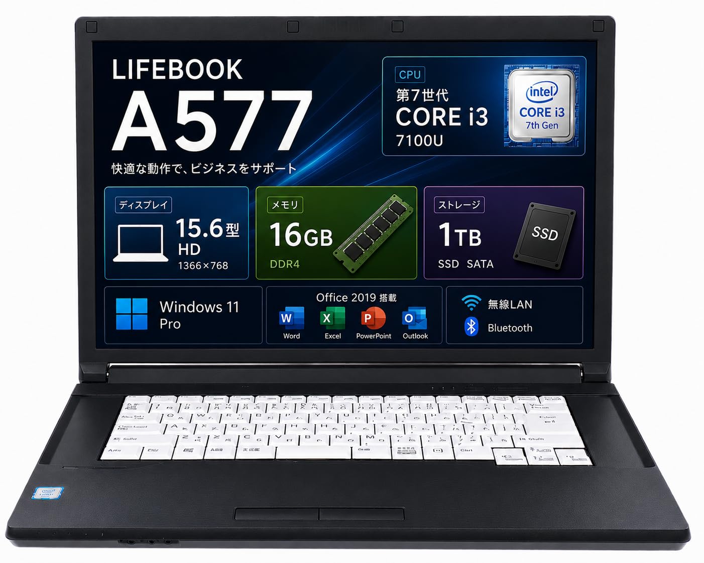 Amazon.co.jp: 【整備済み品】ノートパソコン 富士通 LIFEBOOK A577