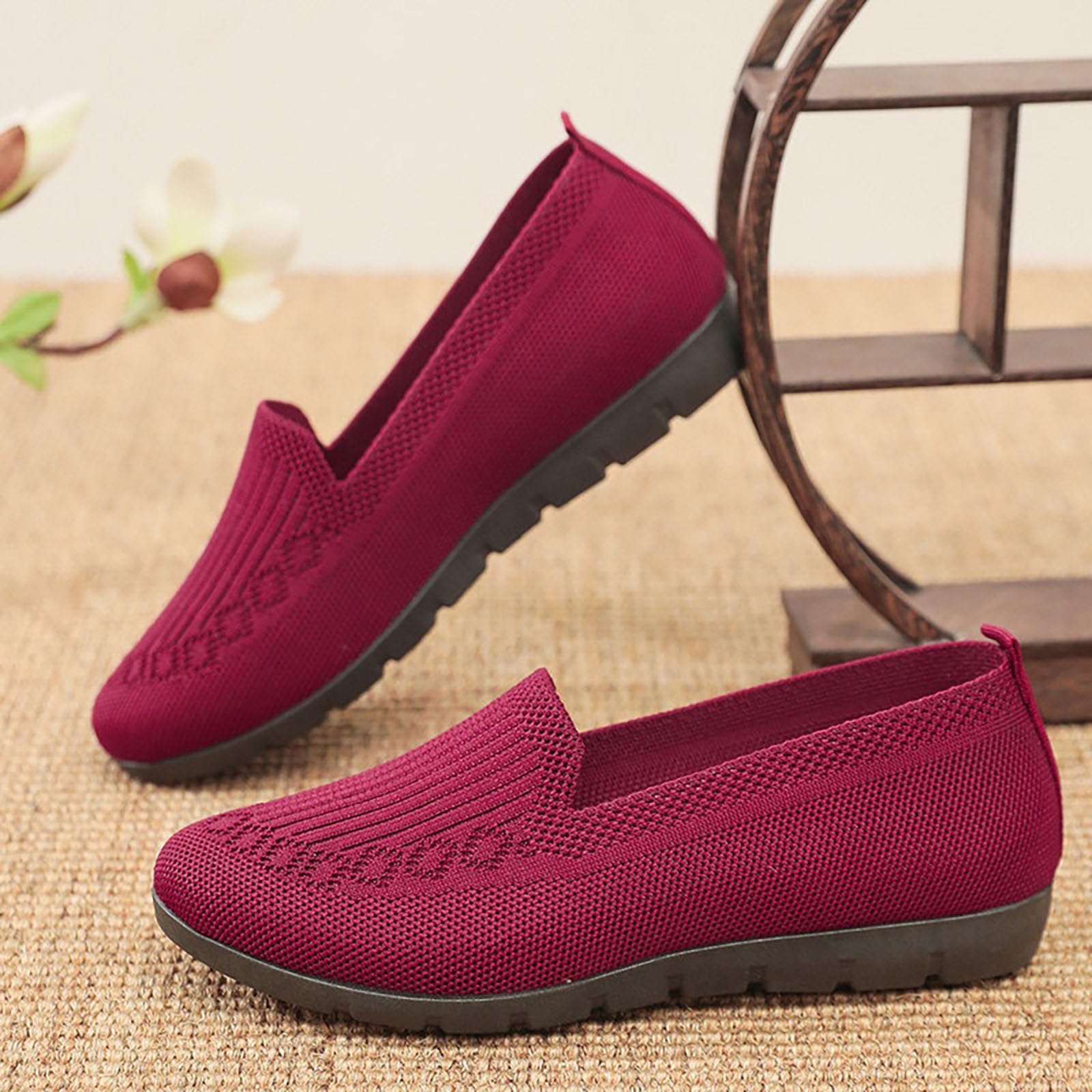 Scarpe Palestra Piatte Donna - Sneakers Donna Senza Lacci Comode