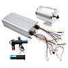 72V 3000W BLDC Racing Motor Kit, 6600RPM Brushless Motor with 80A Controller, Commercial-Grade for Go-Karts, E-Motorcycles, Off-Road Buggies
