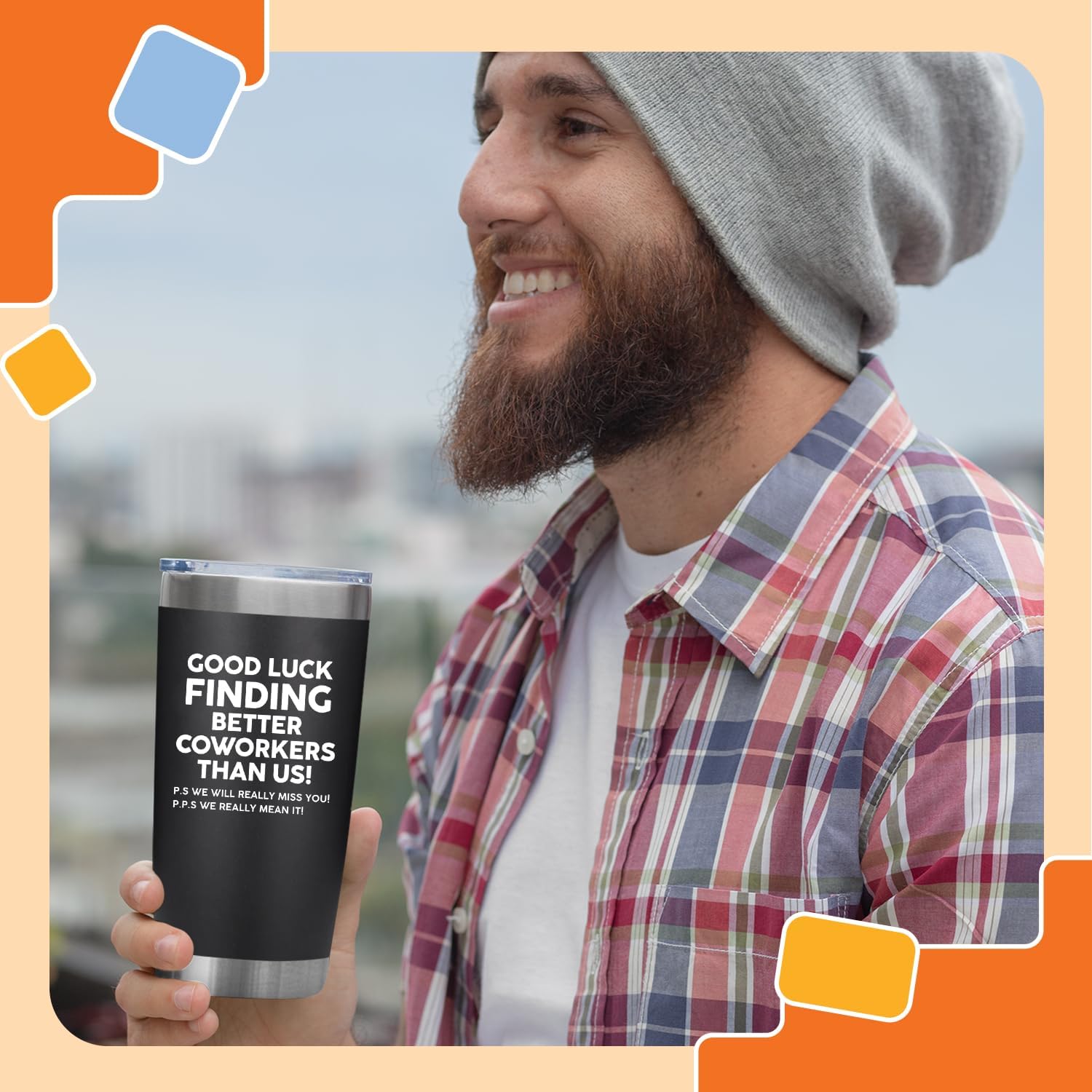 NewEleven Coworker Leaving Gifts - Farewell Gifts, Going Away Gift For Coworker - New Job, Goodbye, Good Luck Gift For Coworkers, Colleagues, Boss, Men, Women, Friends - 20 Oz Tumbler - Image 6