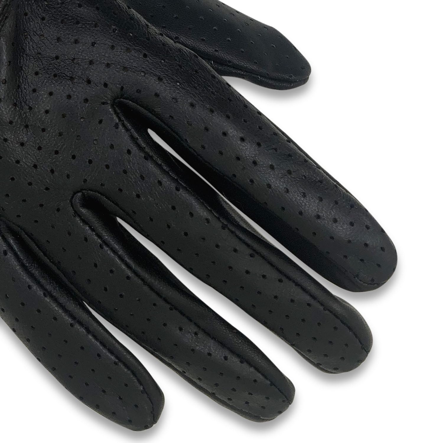 Guantes de conducción de malla táctil de piel de oveja suave y delgada retro para mujeres