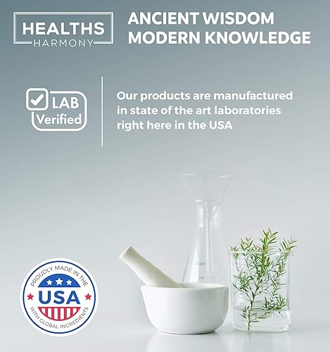 Miniatura 6 de Suplemento de apoyo para la presión arterial (sin transgénicos) Hierbas naturales, vitaminas y bayas de primera calidad, alta dosis de extracto de