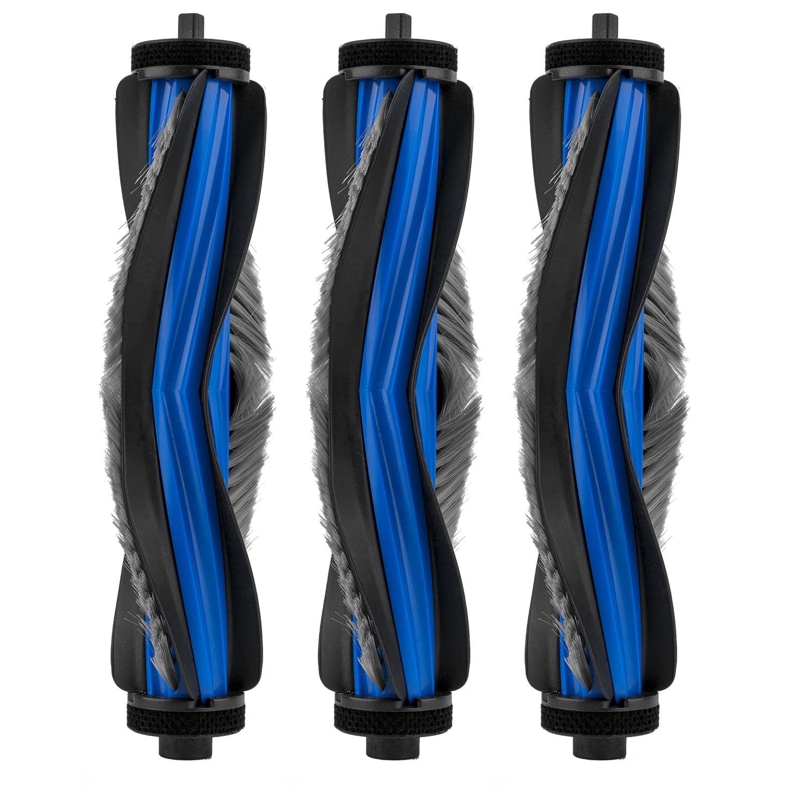 CHAIN PEAK (3 Pack) N30 Omni Roller Brushes Compatible with ECOVACS DEEBOT X8 PRO OMNI/ T50 PRO Omni/ T50 Omni/ N30 Omni/ N30 PRO Omni Robot Vacuum, Main Brush Replacement Multi-Surface Brushes