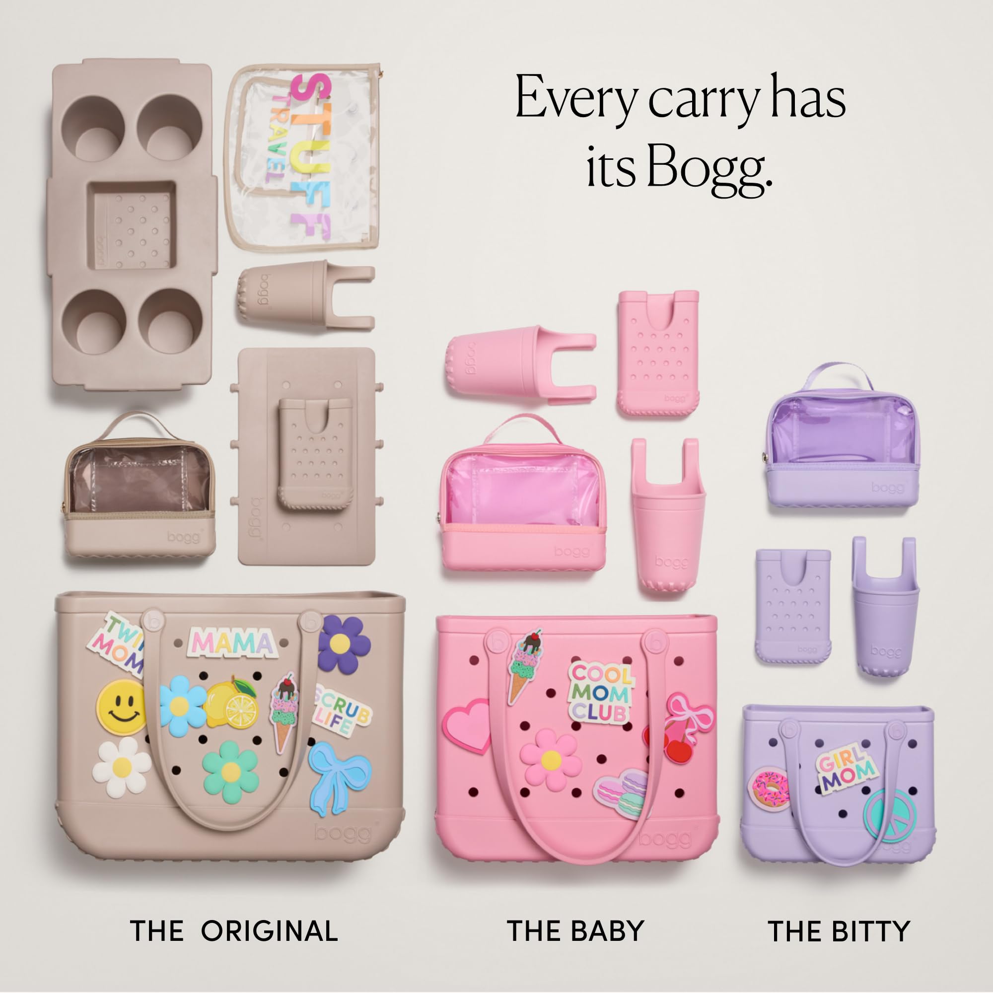 BOGG BAG - Bolsa para playa, piscina, barco, deportes - EVA multiusos - Botones tonales