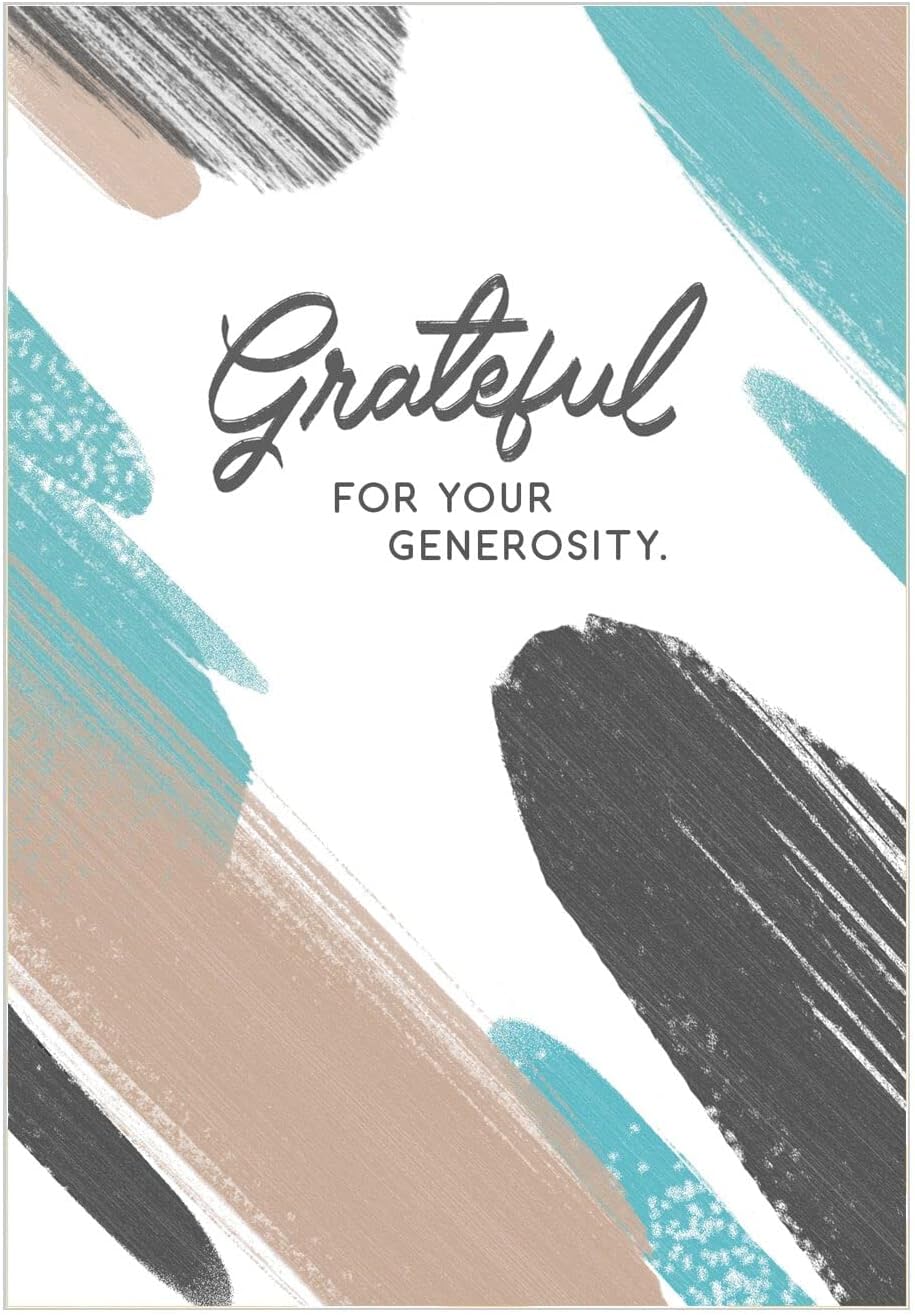 Hallmark Business (25 Pack) Donation Thank You Cards (Grateful for Generosity) for Nonprofits, Customers, Employees, Clients