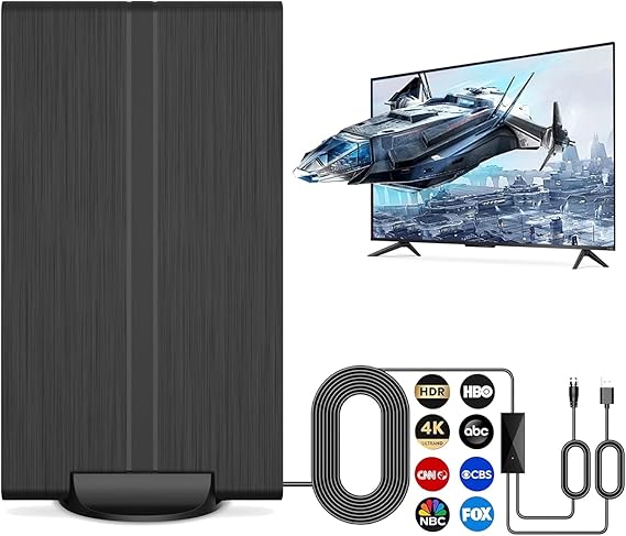 TV Antenna, TV Antenna Outdoor, Indoor, TV Antenna for Local Channels, Digital...