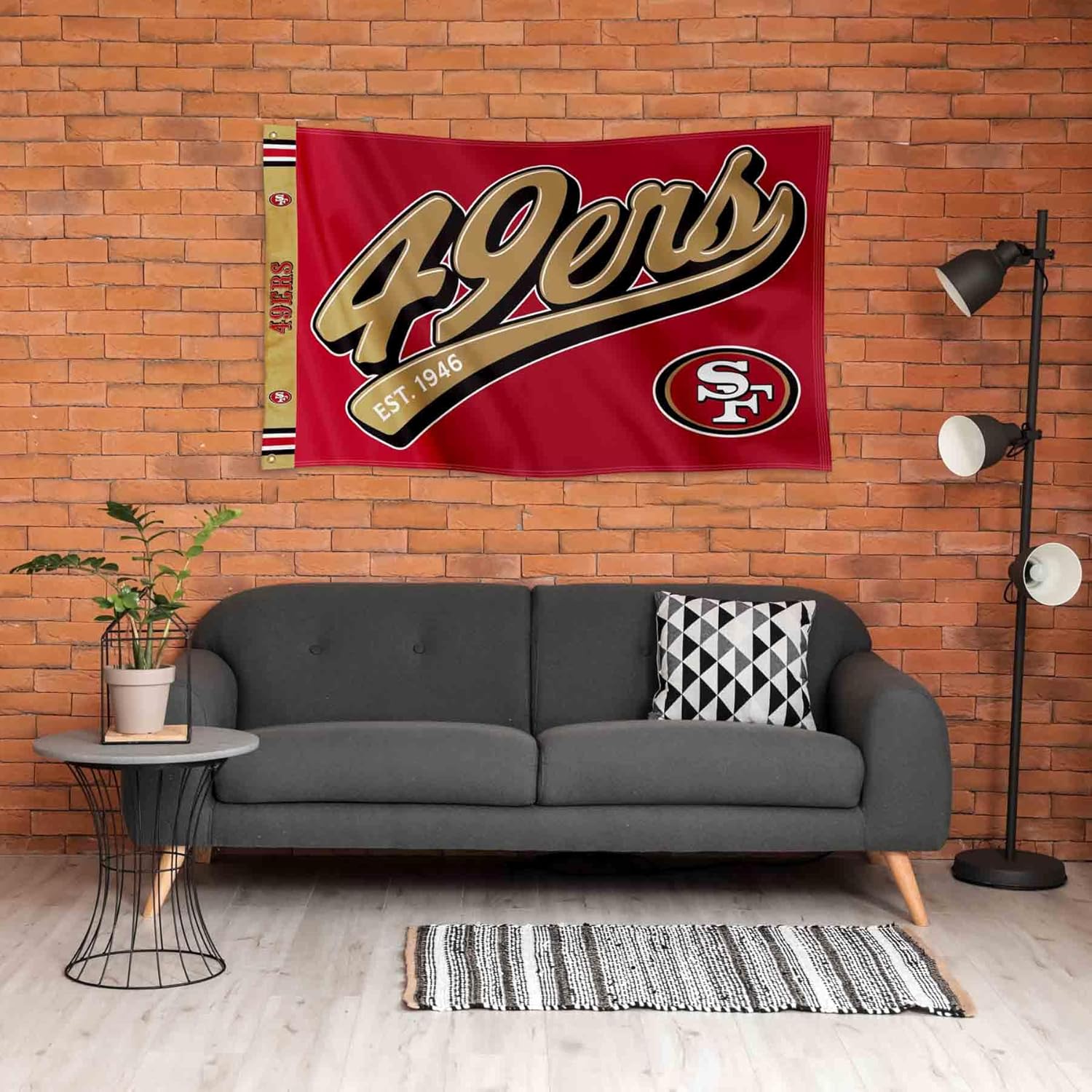 San Francisco 49ers Script Logo Premium Flag - Image 4