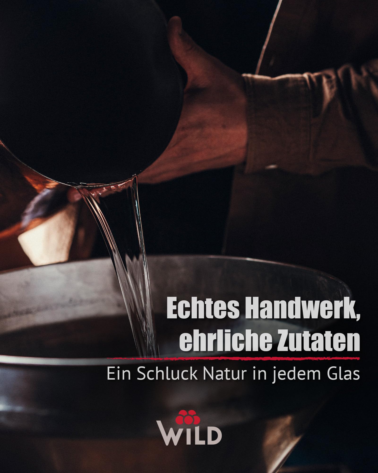 Brennerei Wild, Rote Williams-Birne, Fruchtig-frisch, 42% Vol., Intensives Birnenaroma, Dezente Zitrone-Ingwernote, Premium Qualität, Made in Germany