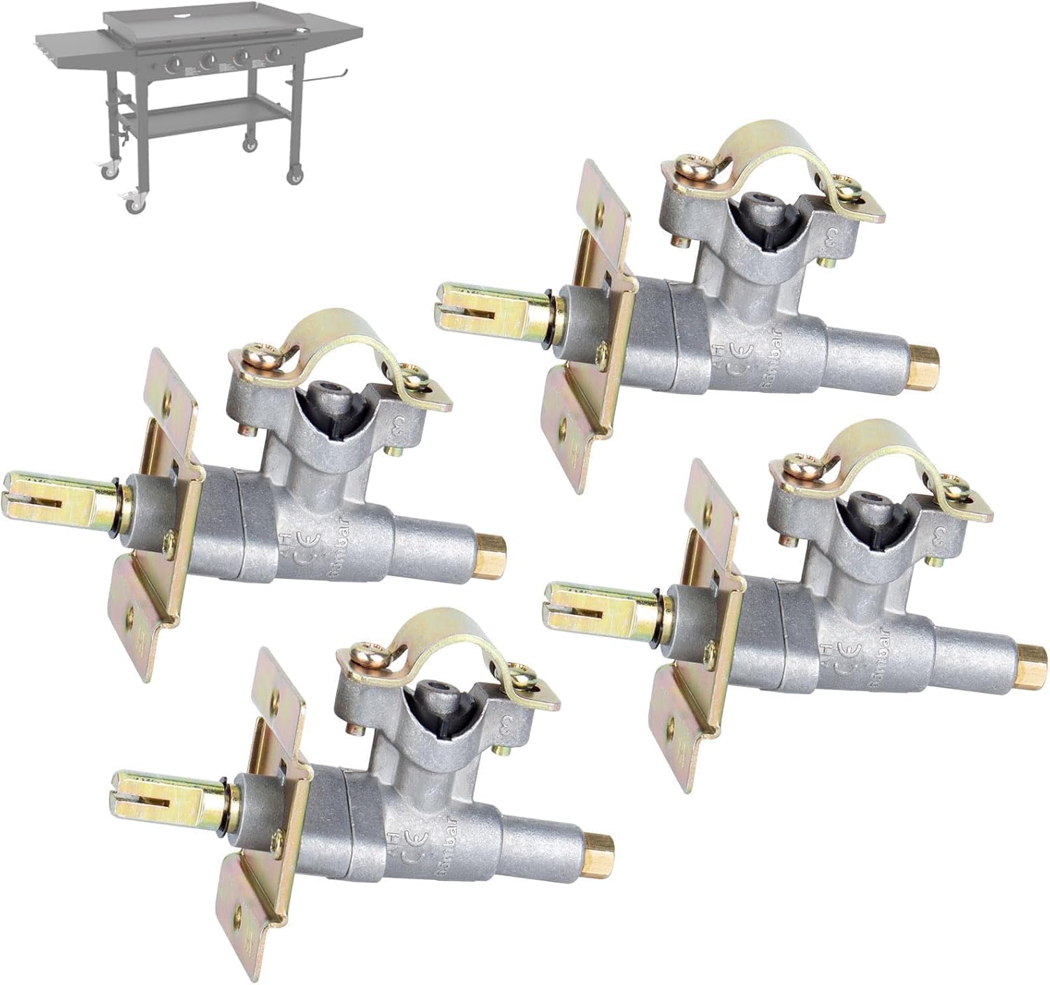 Griddle Burner Valve for Blackstone 36 Inch 1554 1863 1825 1818, Griddle Valve Replacement for Blackstone Replacement Parts 36 Inch