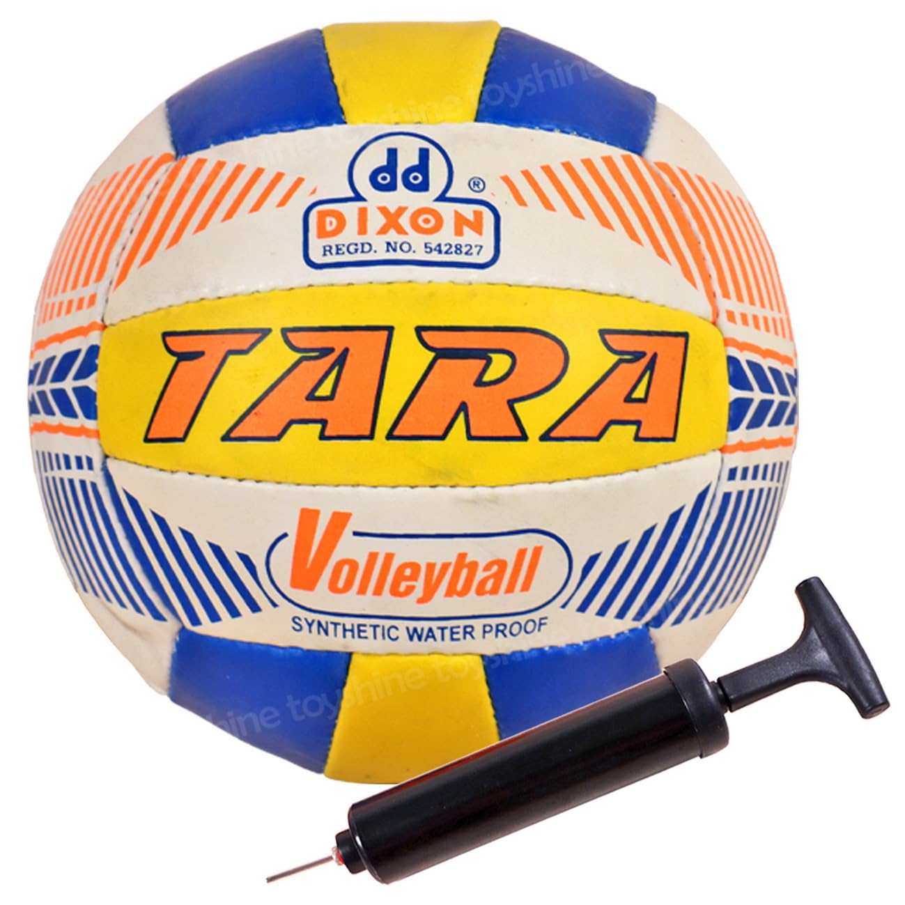 Toyshine Dixon Tara Volleyball with Pump for Outdoor and Indoor Practice (SSTP) (PU , Multicolor) Standard Size (B08KW8QVKX) Amazon Price History, Amazon Price Tracker