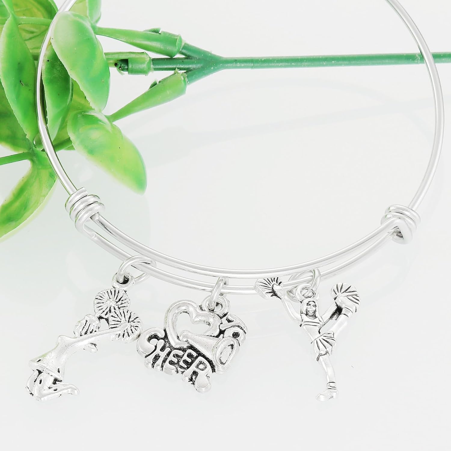 HUTIMY Cheer Bracelet Cheerleading Gifts You Are Braver Than You Believe Bangle Bracelet Cheer Jewelry for Cheerleaders Cheer Coaches Or Team - Image 7