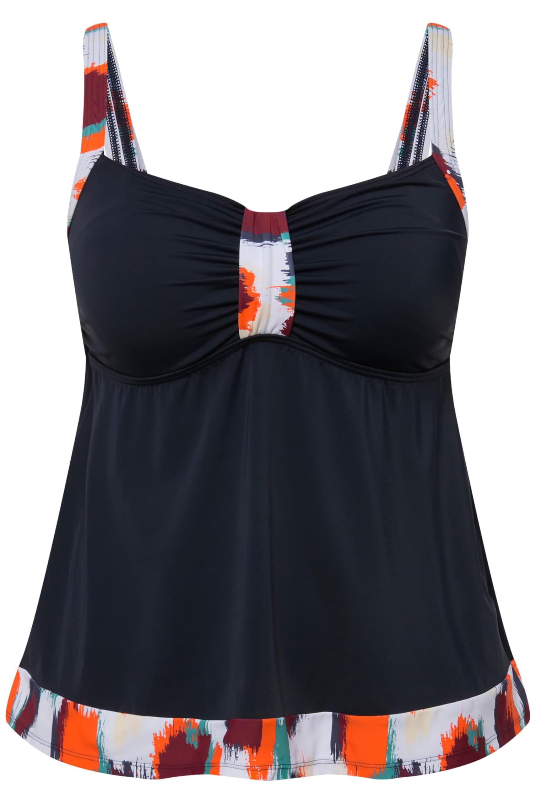 Ulla Popken Strój kąpielowy jednoczęściowy Kobiety Tankini Aria, Plamki 826485