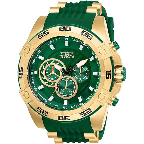 Invicta Men's 25509 Speedway Analog Display Quartz Green Watch