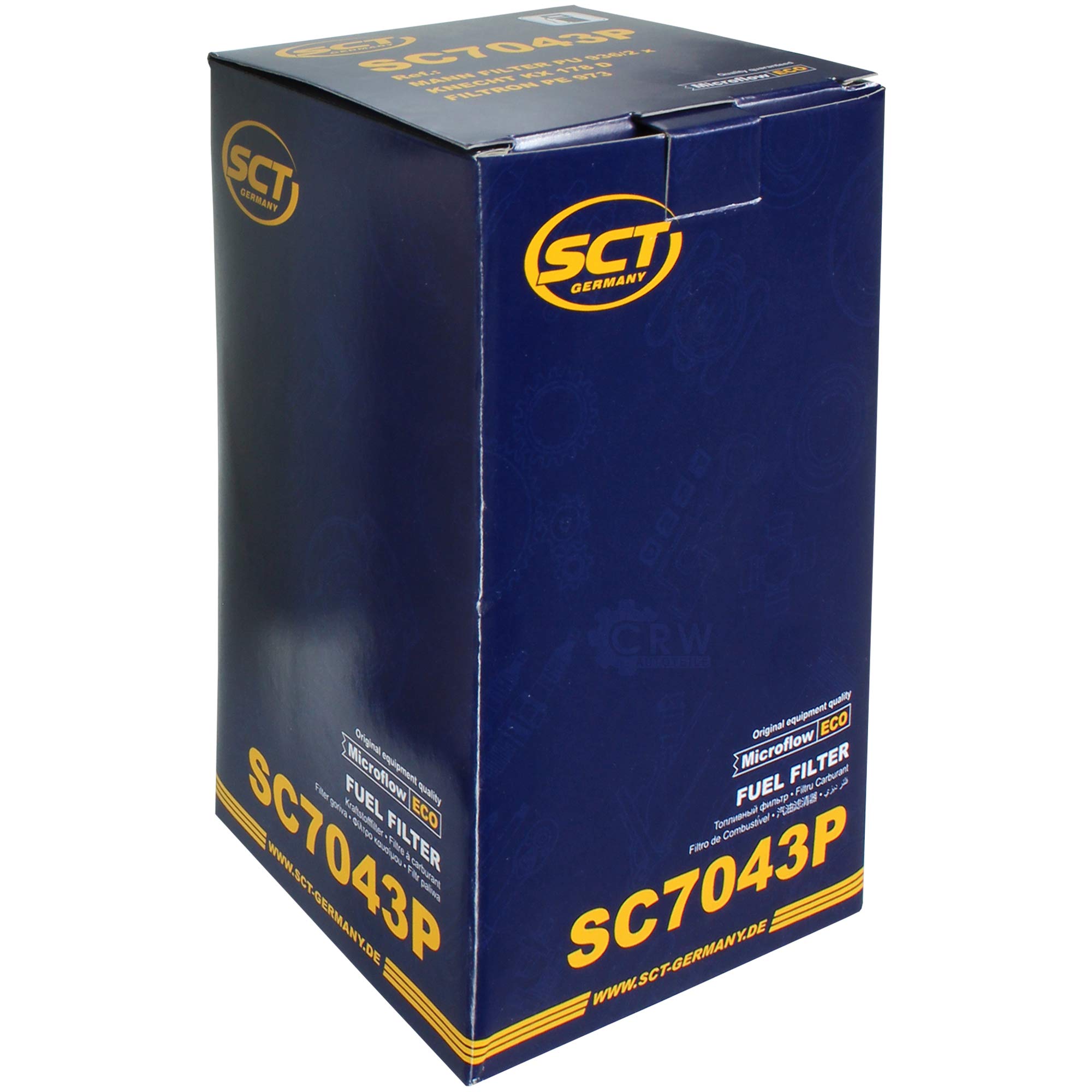 QR-Parts Set 85471205 SC 7043 P 5 filtros de combustible diesel y gasolina originales SCT