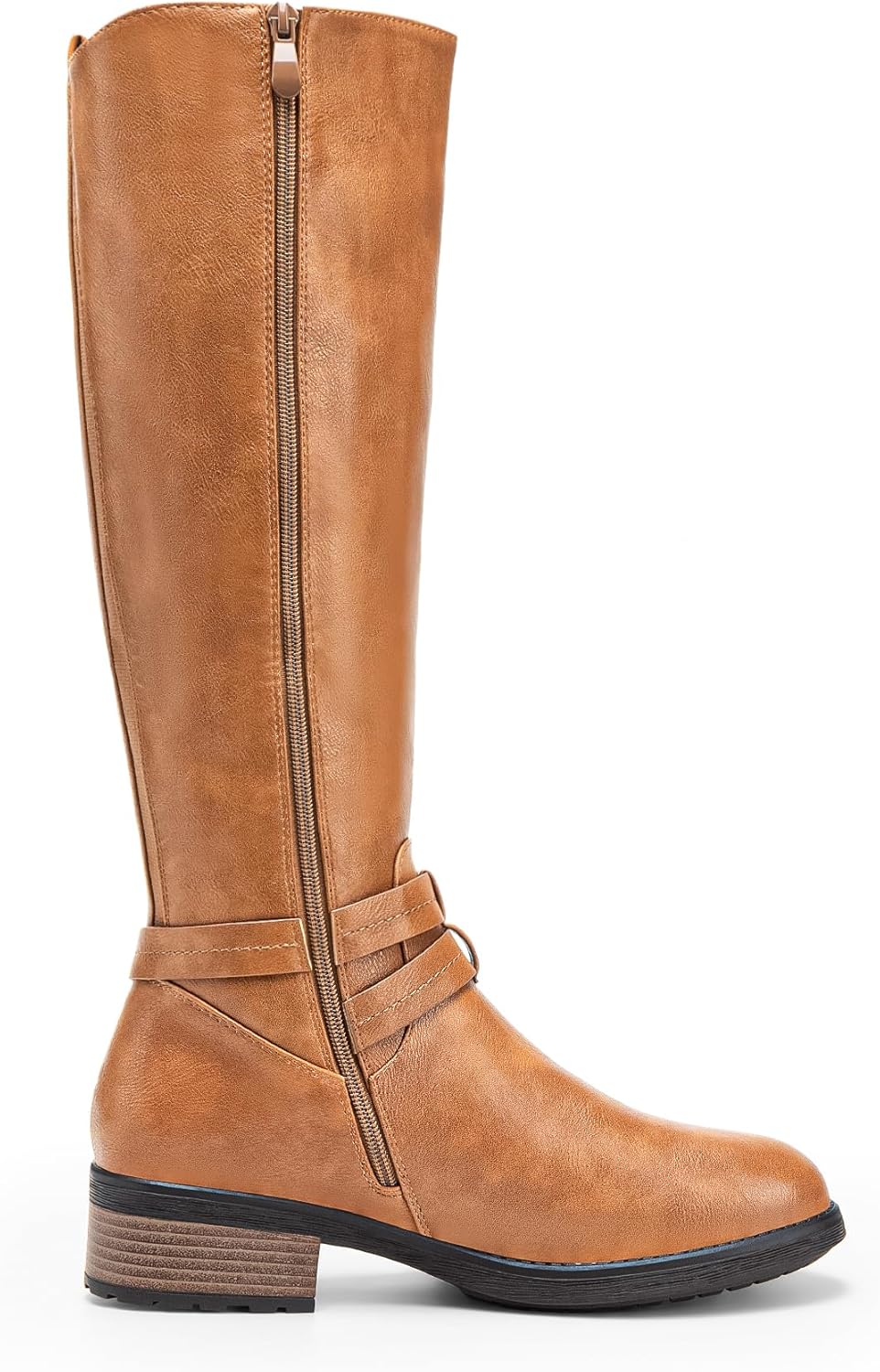 DREAM PAIRS Women's Knee High Boots, Buckle Riding Boots - Image 7