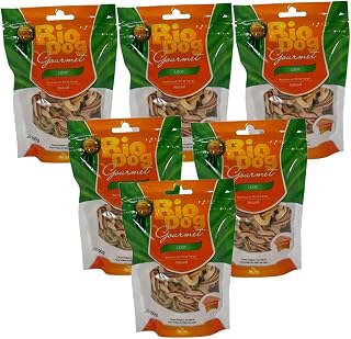6x Petisco Bio Dog Gourmet Loop- para Cães- Frango-100g