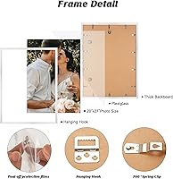 Vista 25 de Dark Brown 12x18 Frame Set of 3 - Rustic Woodgrain 12 x 18 Poster Frame with Plexiglass for Wall Gallery Display, 12x18 Picture Frame for Puzzles