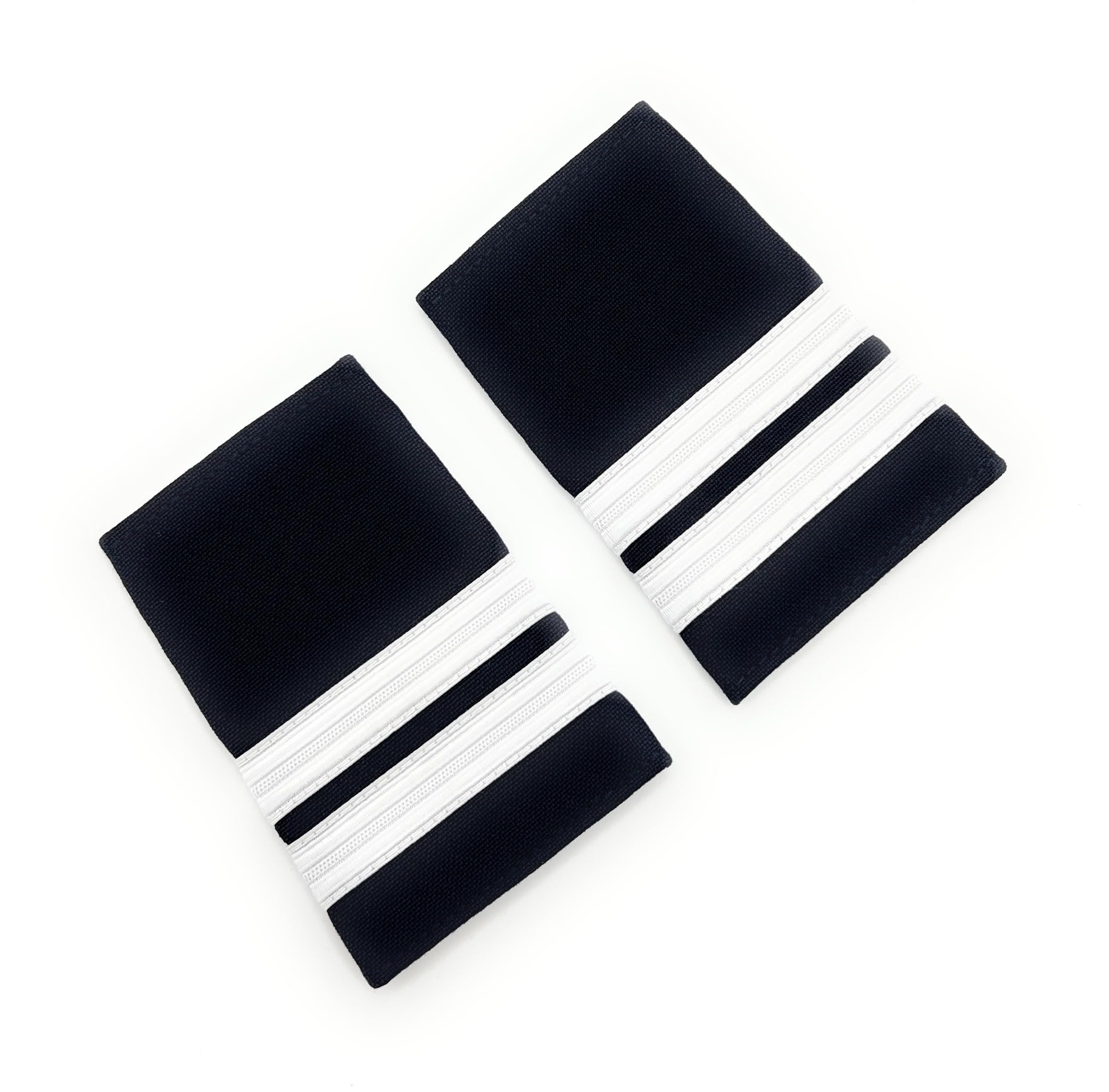 Uniform Store London Women's Silver Epaulette Captain First Officer Pilot 2 Bars On Navy Blue R1049