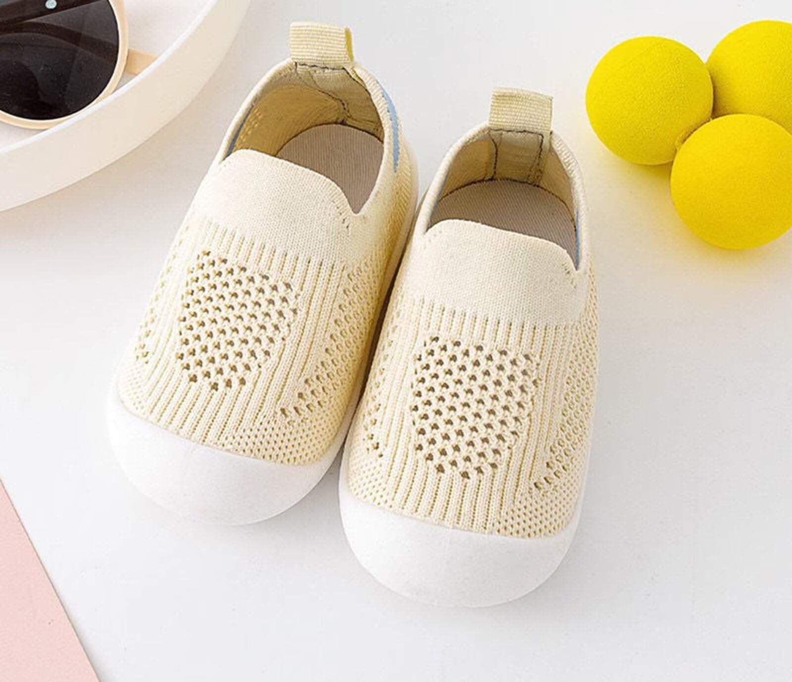 Aggroot Neonato Scarpine,Bambino Scarpe Bimbi per Primi Passi Antiscivolo Bambino con Suola Traspiranti Pantofole Bambino Unisex Scarpe