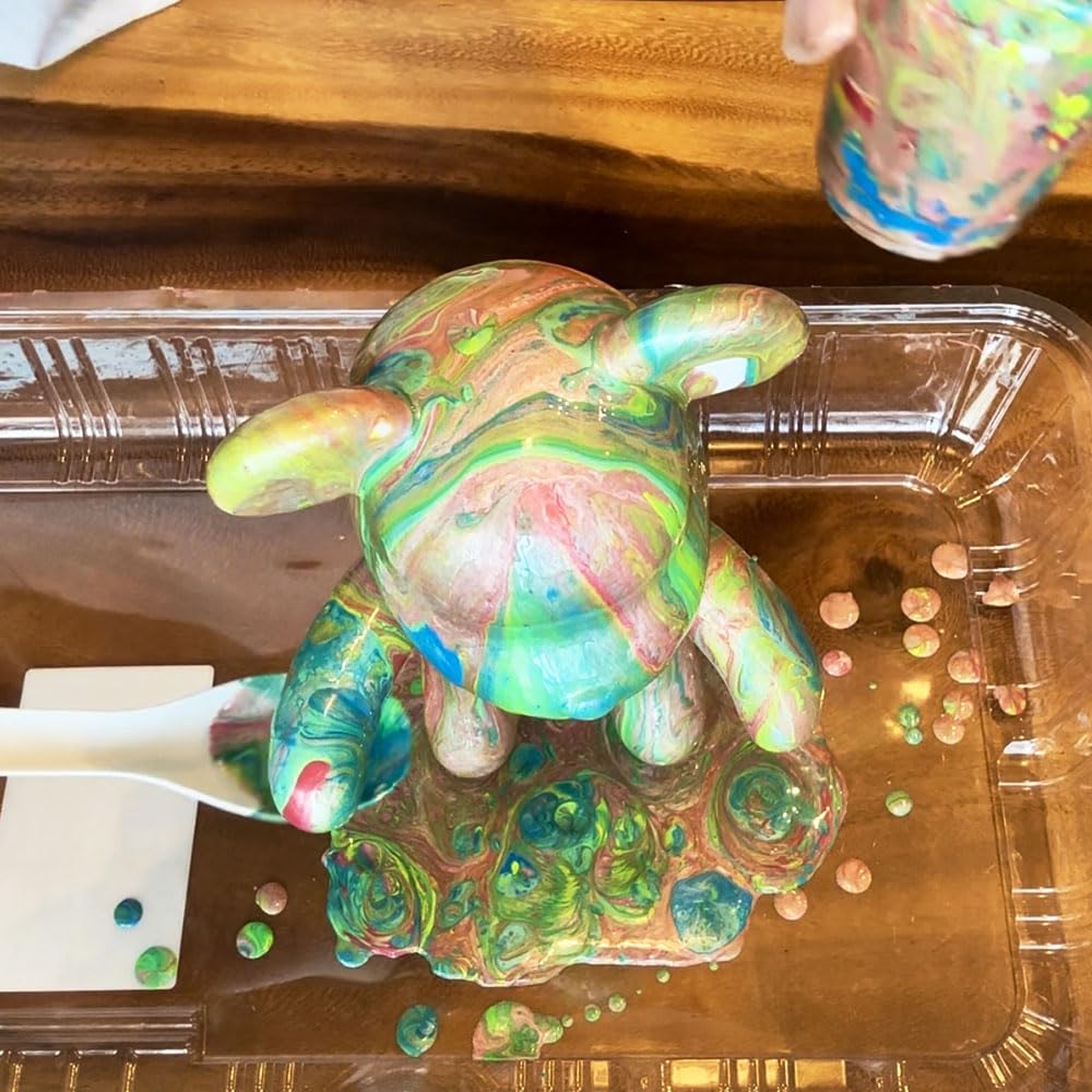 Amazon | [Trois anges] ポーリングベア 23㎝ フルイドアート たらし