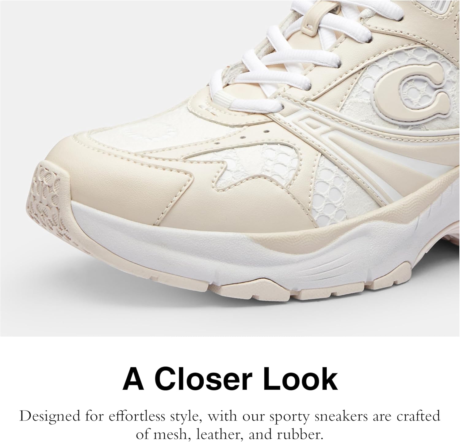 Coach Womens Mesh Sneaker - Image 4