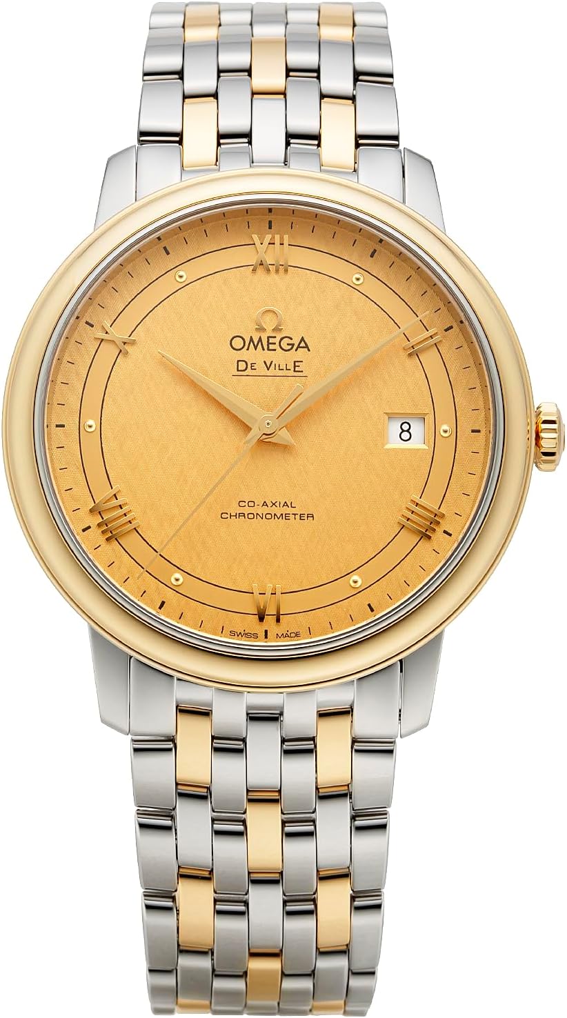 [OMEGA(オメガ)] 腕時計 DE VILLE PRESTIG﻿E デ ビル プレステージ イエロー 文字盤 K18/ステンレス