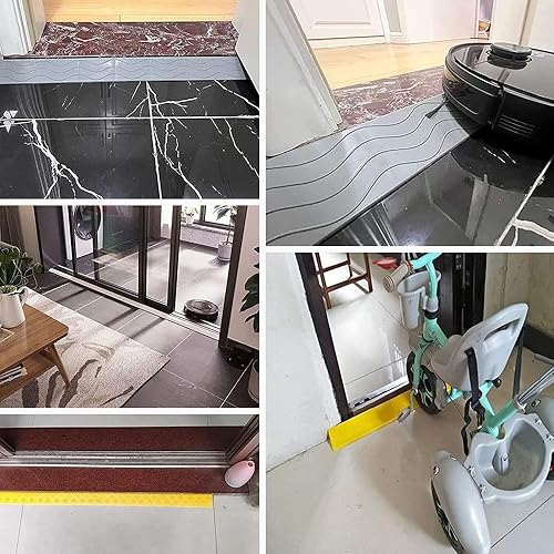 Miniatura 2 de Rampa de umbral de baño, rampa de bordillo interior para silla de ruedas, scooter de barrido, rampa para silla de ruedas, utilizada en puertas,