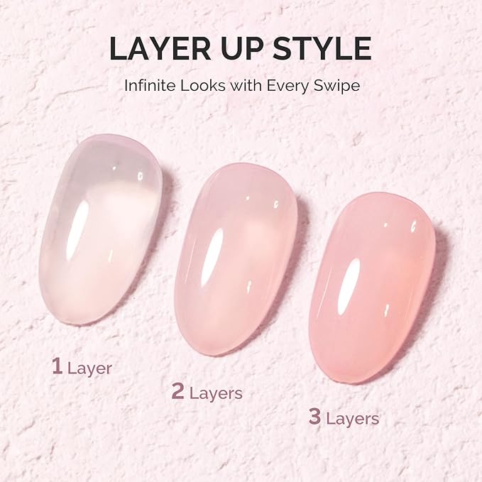 Esmalte de uñas gel MelodySusie Jeweliver Nude 0.5 oz miniatura 2