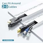 Delamu Cord Hider, 157in Couvercle de cordon, housses de cordon premium pour fils sur mur, kit de cache-câble pour les fils de cache dans la gestion de câble maison et de bureau, 10X L15.7in X W0.95in X H0.55in, blanc