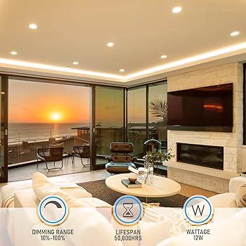照明　FYC06PCLD1 TORCHSTAR 8-Pack 5CCT 6 Inch Slim LED Recessed Lighting with