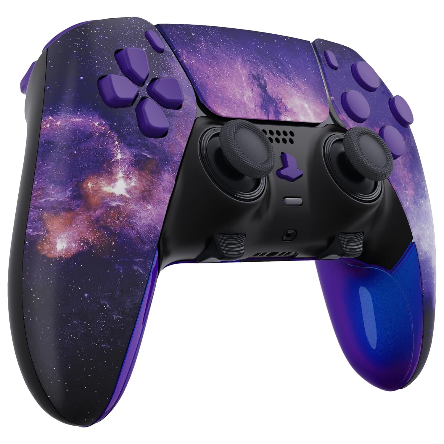 MODDEDZONE Custom Modded EDGE Controller for PS5 & PC With Mobile App Controlled Smart Anti-Recoil and Rapid Fire Mods - Boost Performance and Win with Unique Designed Wireless Controller Nebula Galaxy