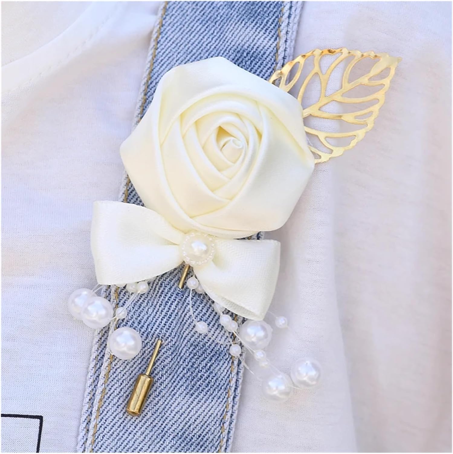 ブートニエール ウェディング 新郎新婦 シミュレーション フラワー コサージュ ブローチ フラワー シミュレーション フラワー ビジ