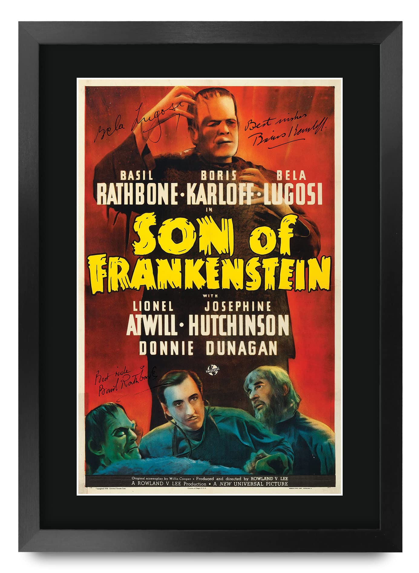 Son Of Frankenstein 1939 Poster