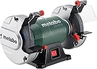 Metabo DS 150 M 6-Inch Bench Grinder 370W Quiet Motor Adjustable Safety Guards Steady Rests Sharpening Grinding