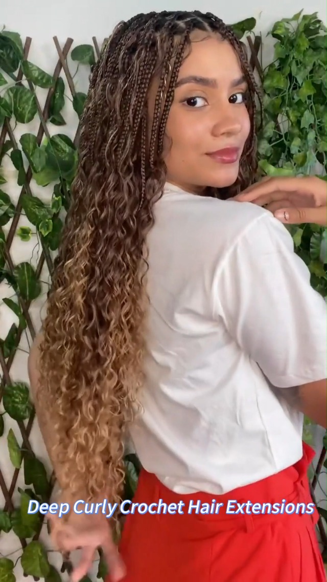 Amazon.com : FEILIMEI Ocean Wave Crochet Hair Extensions Synthetic