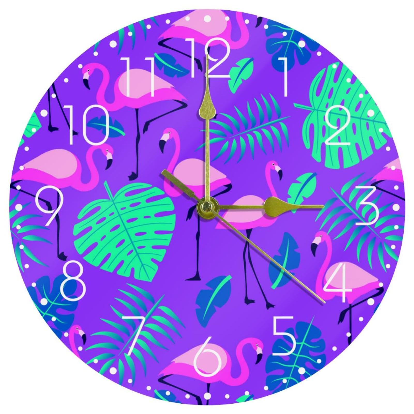 Horloge murale à piles de 25,4 cm silencieuse pour école et maison