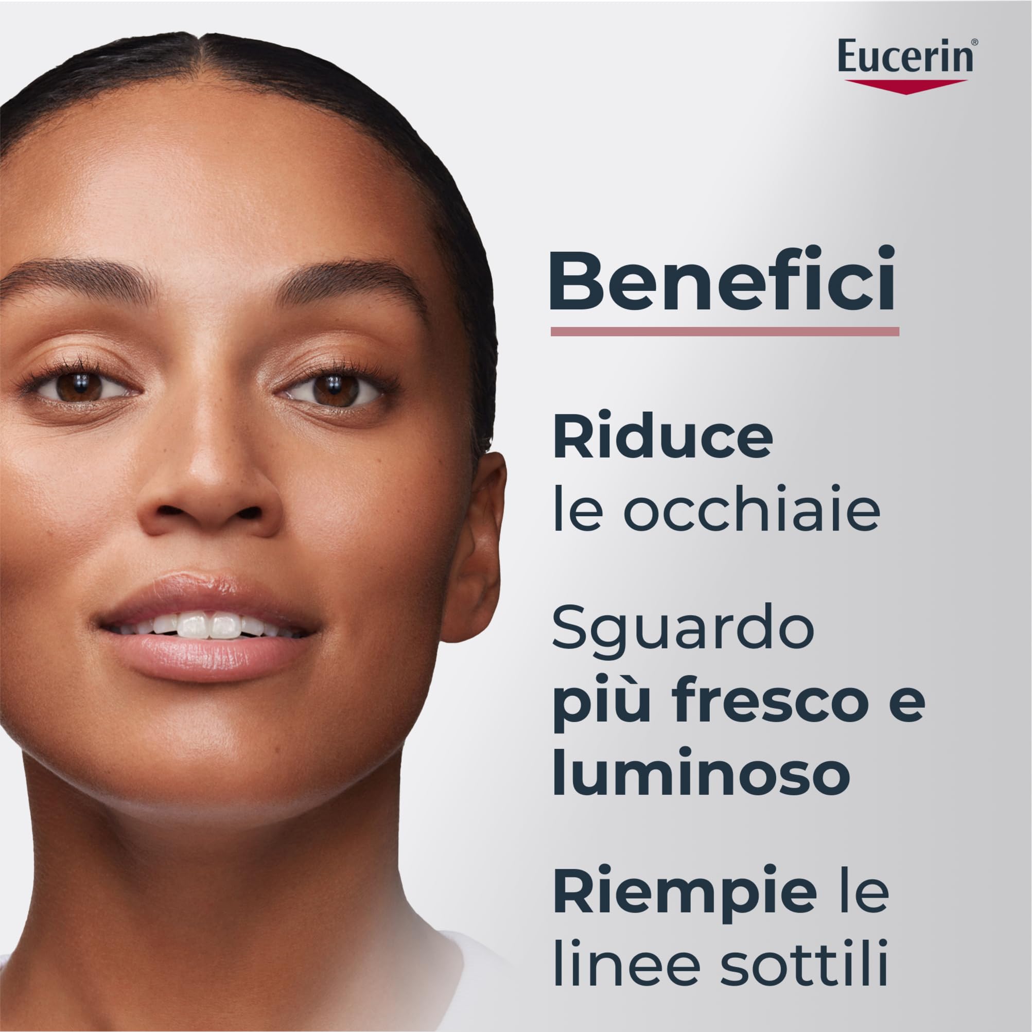 Eucerin Anti-Pigment Contorno Occhi Illuminante Correttore Occhiaie 15 ml, Crema contorno occhi per uno sguardo luminoso, Crema occhiaie brune e bluastre arricchita con Acido Ialuronico