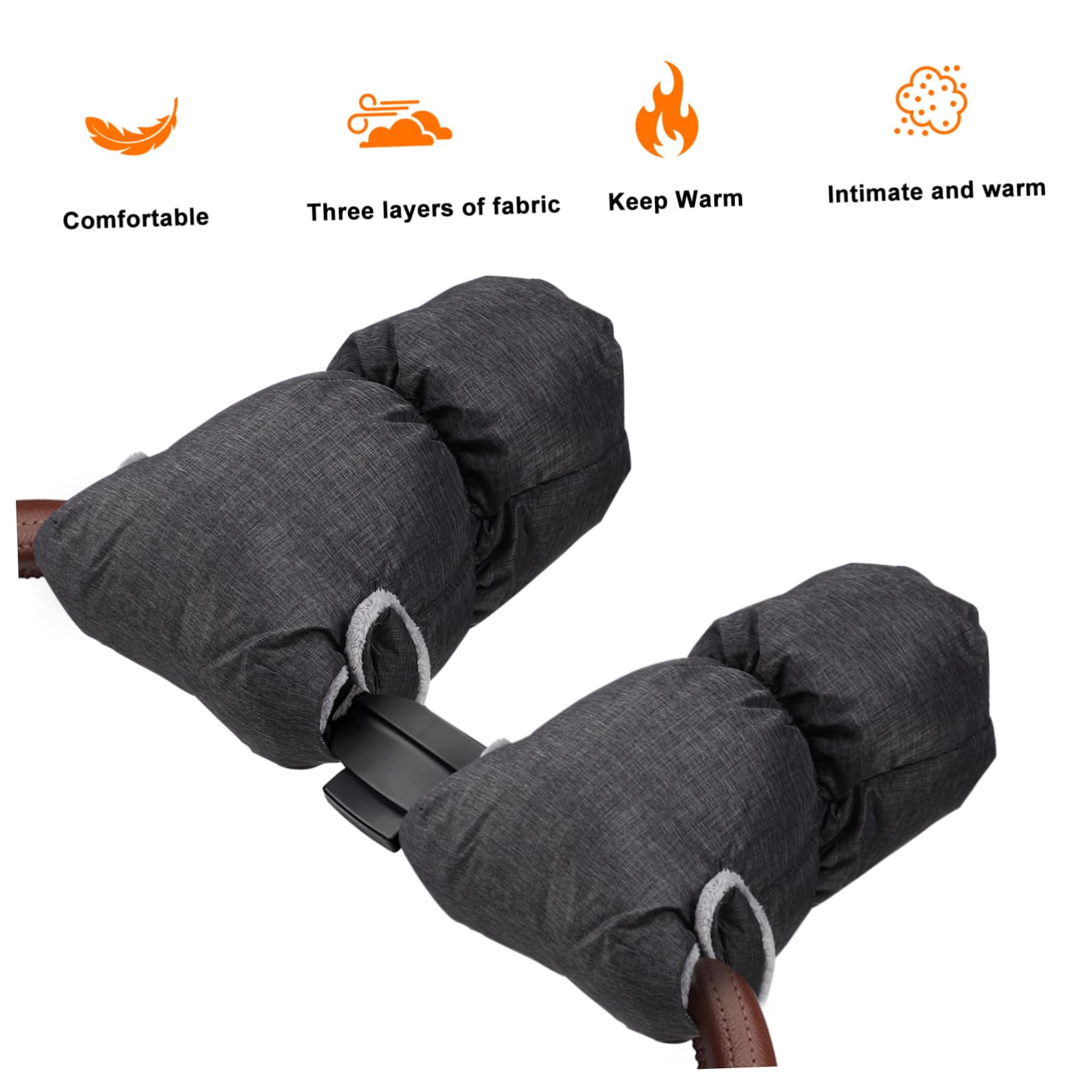ibasenice 5pares Guantes Para Cochecito De Manoplas Antifricción y Calentadores De Para Invierno Accesorios De Cochecito