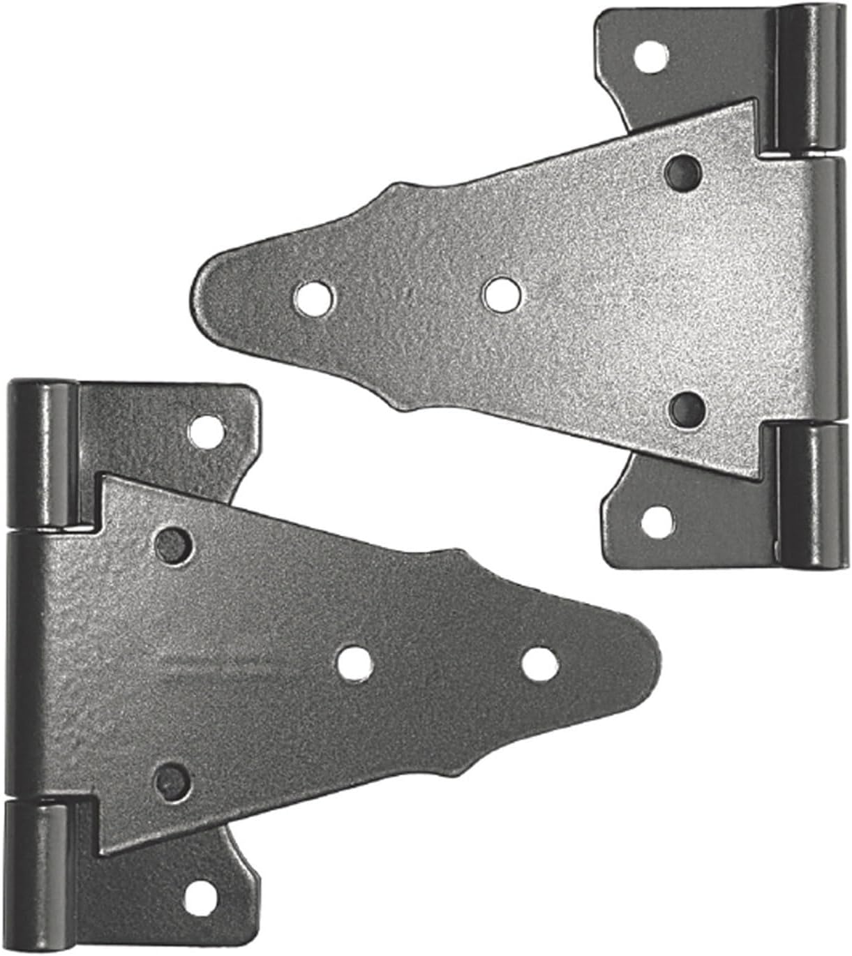 Nuvo Iron Black Galvanized Steel 6" Tee Hinges - 24 Units