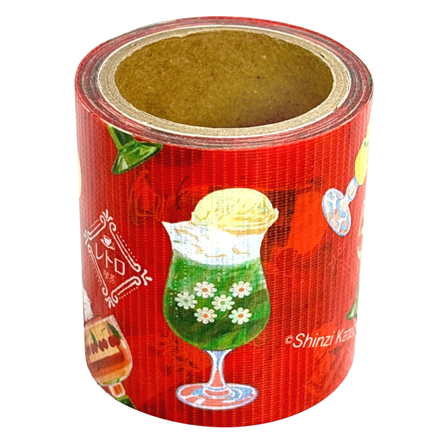 シール堂 Sealdo Ks-yj-10005 Retro Cafe Curing Tape, Retro, Cafe, Coffee House, Removable, Hand Cut, Shinzi Katoh 1.8 inches (45 mm) Wide, 9.8 ft (3 m) Roll