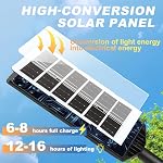 Solar Lights Outdoor Waterproof 2 Pack - Solar Flood Lights Outdoor Motion Sensor LED 6500K Solar Security Lights