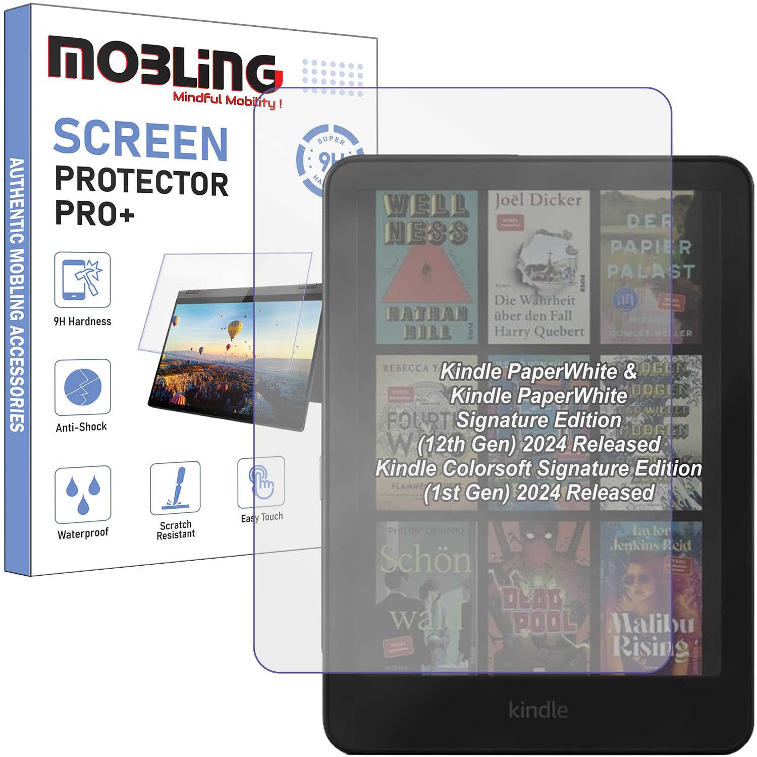 Matte Finish Screenguard Compatible With Kindle PaperWhite Kids 7 Inch 2024 Tablet Eye Friendly Anti Glare Screen Guard Not a Tempered Glass Screen Protector-image-32