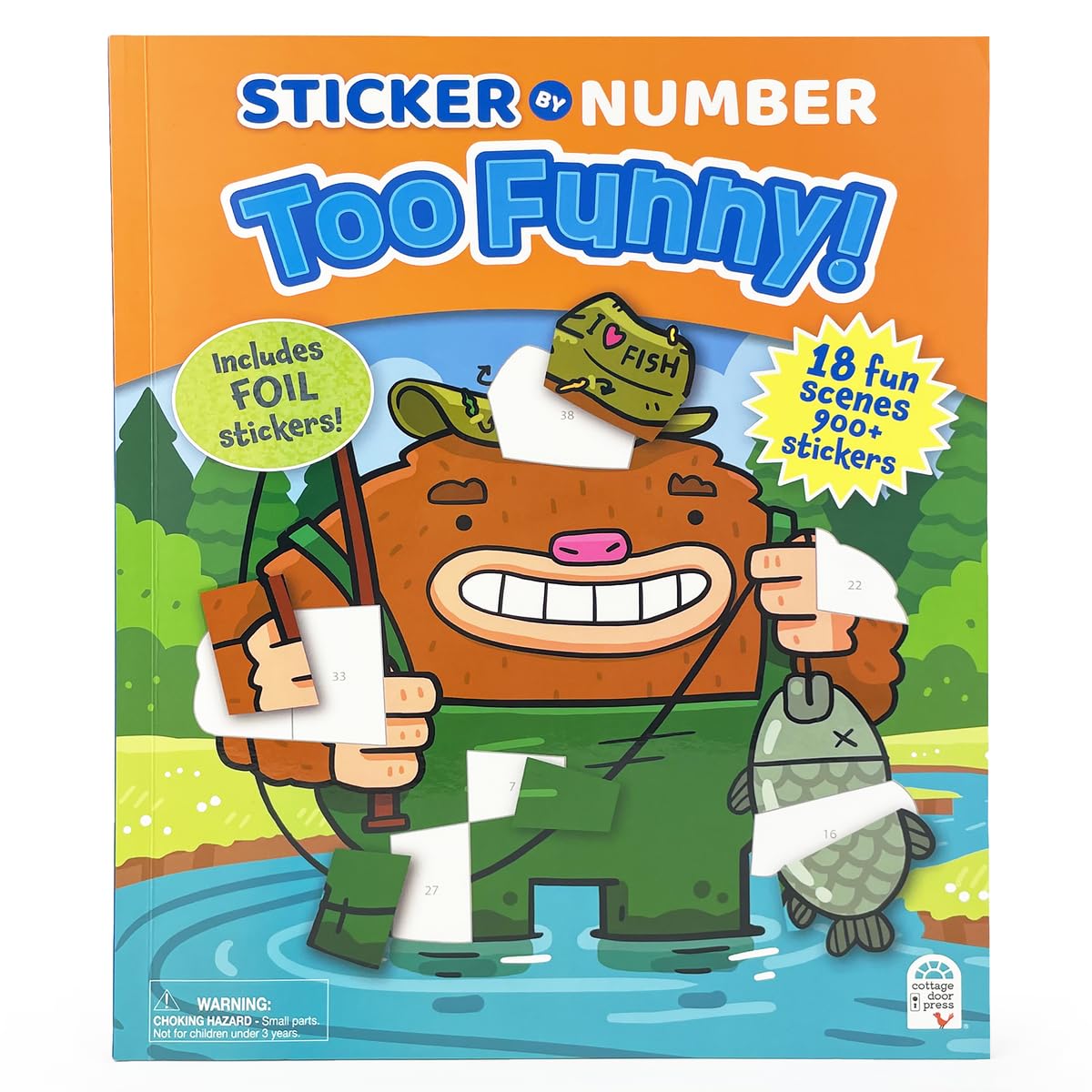 Amazon.co.jp: Sticker by Number Too Funny! : James, Steve, Cottage Door ...