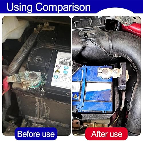 Miniatura 4 de 2 conectores de terminal de batería, terminales de batería de automóvil, terminal de cable de batería positivo y negativo con cubiertas de plástico,